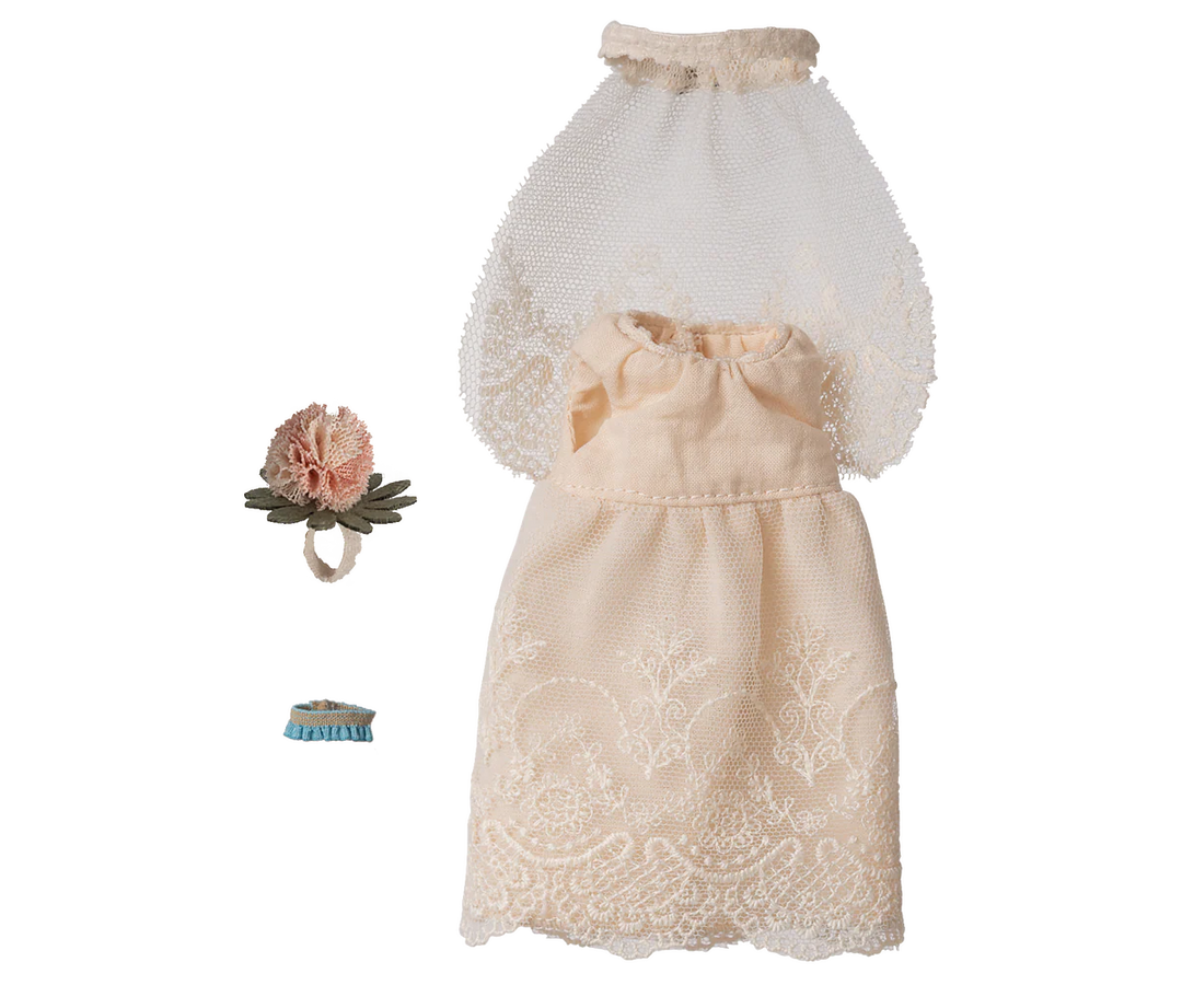 Maileg Wedding Dress - Mum Mouse