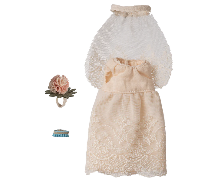 Maileg Wedding Dress - Mum Mouse