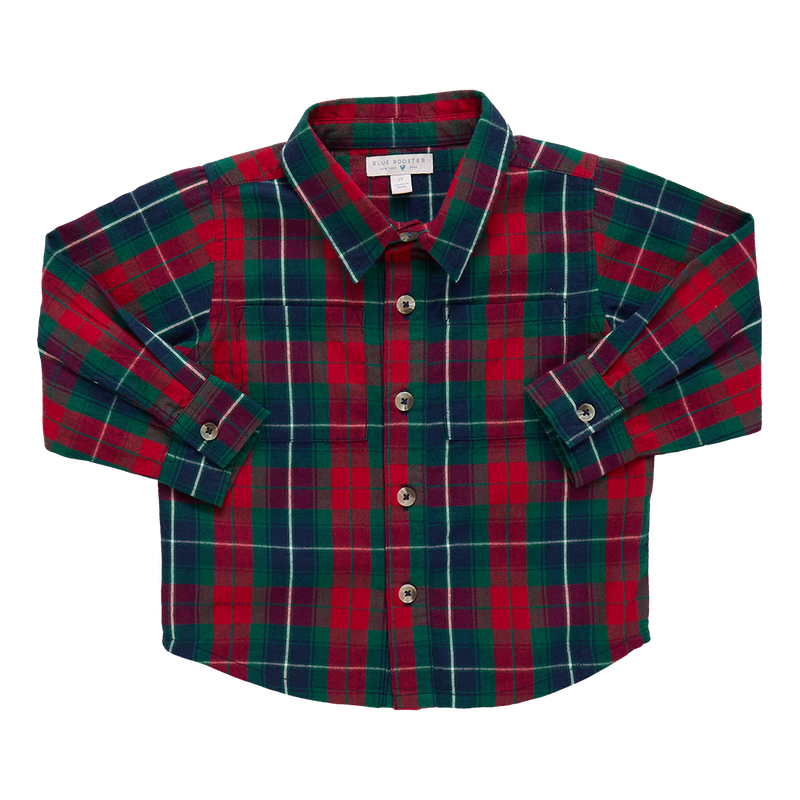 Pink Chicken Jack Shirt - Red Tartan