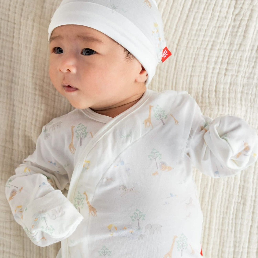 Magnetic Me White Serene Safari Gown + Hat Set