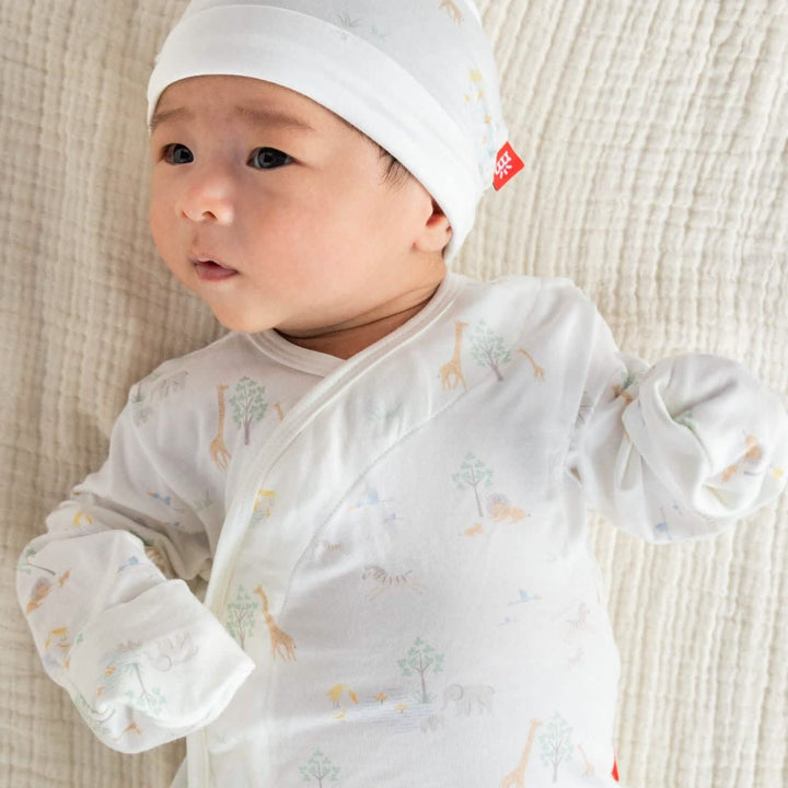 Magnetic Me White Serene Safari Gown + Hat Set