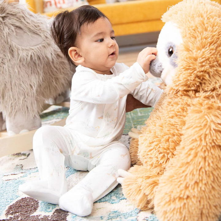 Magnetic Me White Serene Safari Footie