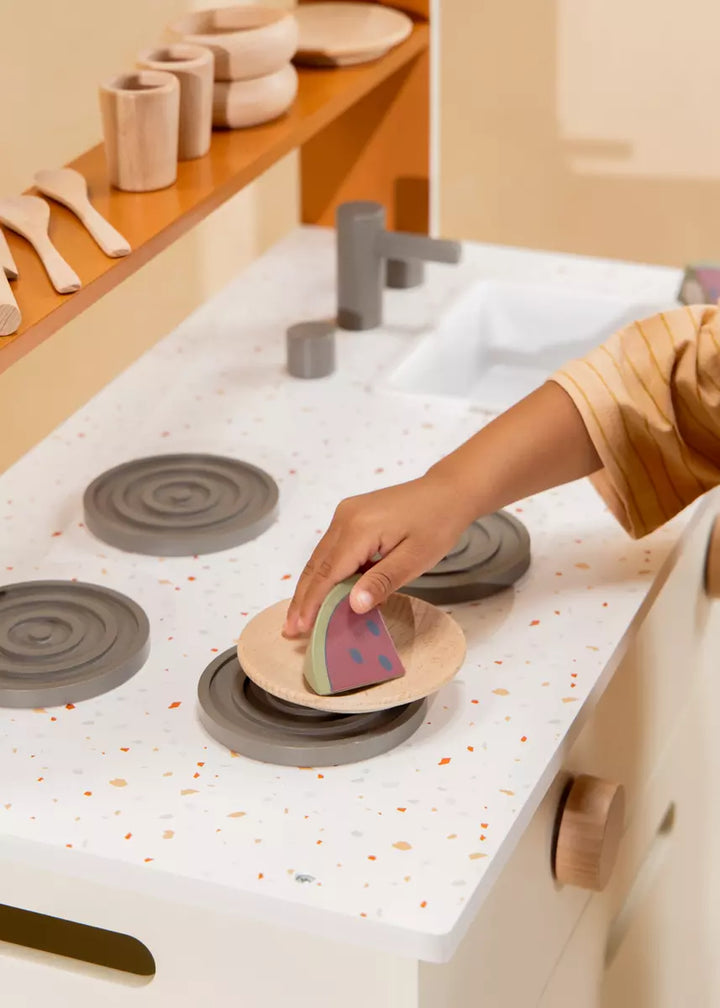 Coco Village Wooden Dinnerware Playset