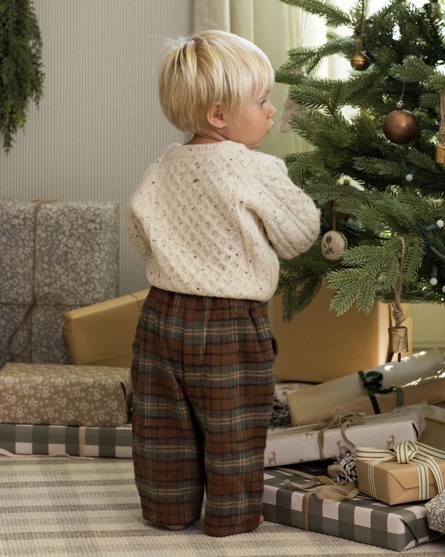 Rylee + Cru Palmer Pant - Holiday Plaid