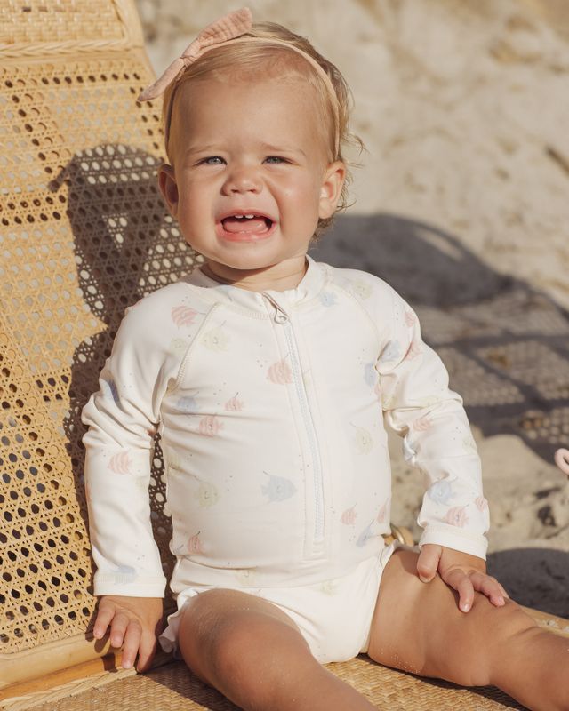 Rylee + Cru Rashguard One-Piece - Angel Fish