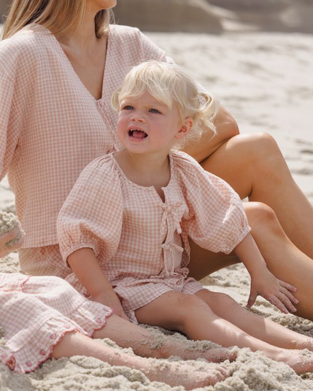 Rylee + Cru Juniper Set - Petal Gingham