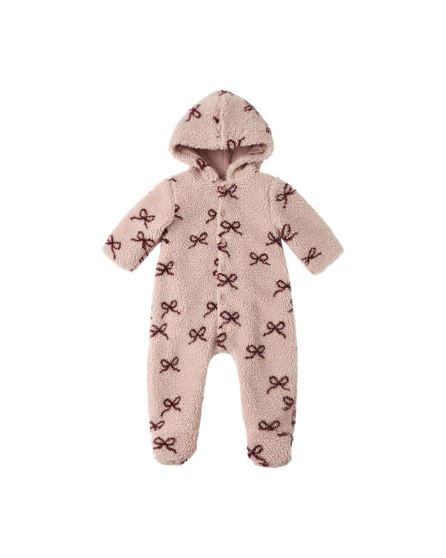 Rylee + Cru Fleece Jumpsuit - Bows