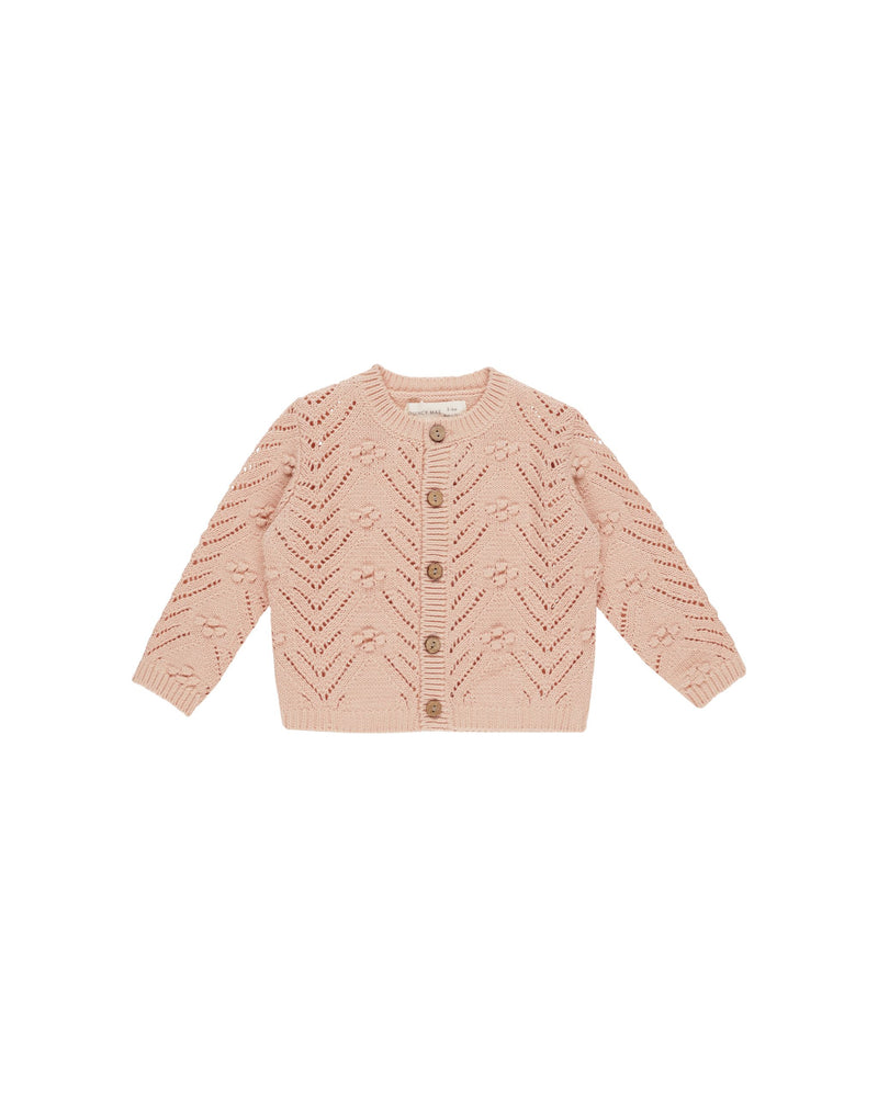 Quincy Mae Knit Cardigan - Melon