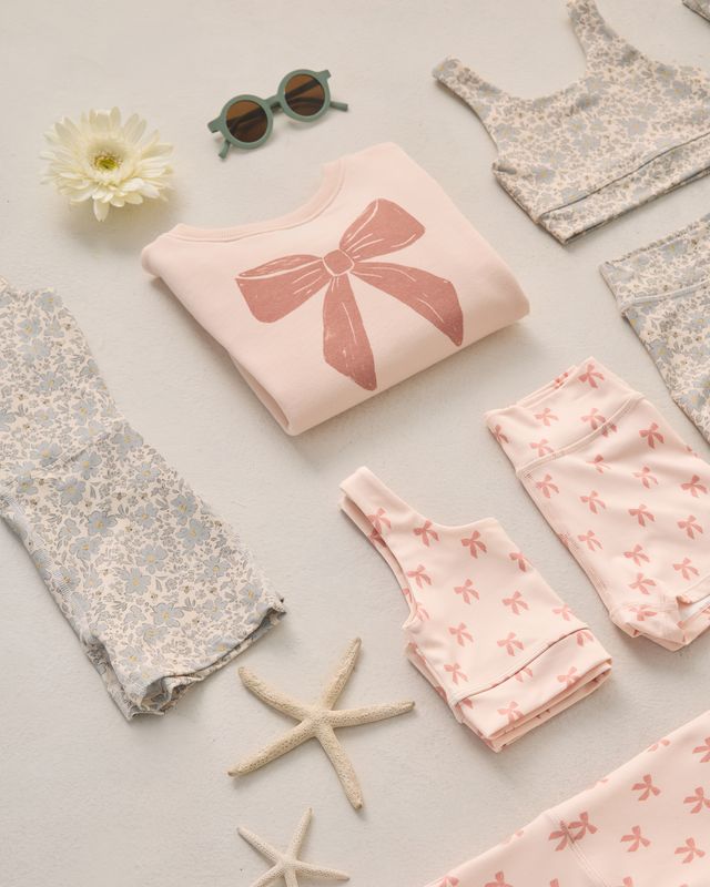 Rylee + Cru Racer Sweatshirt - Bow