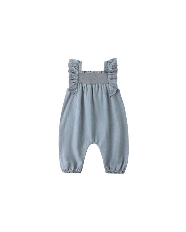 Quincy Mae Nova Romper - Chambray