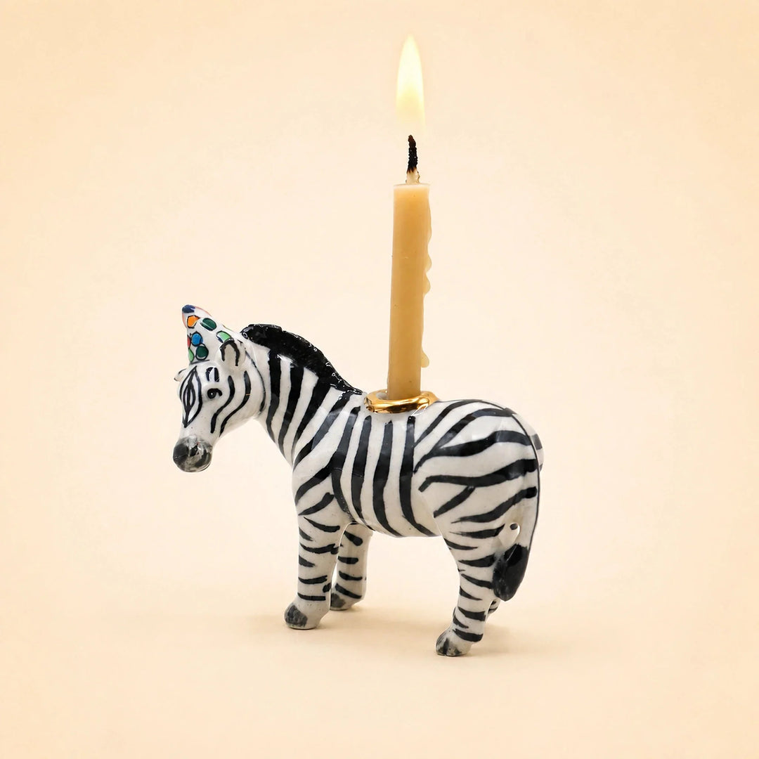 Camp Hollow Zebra Cake Topper