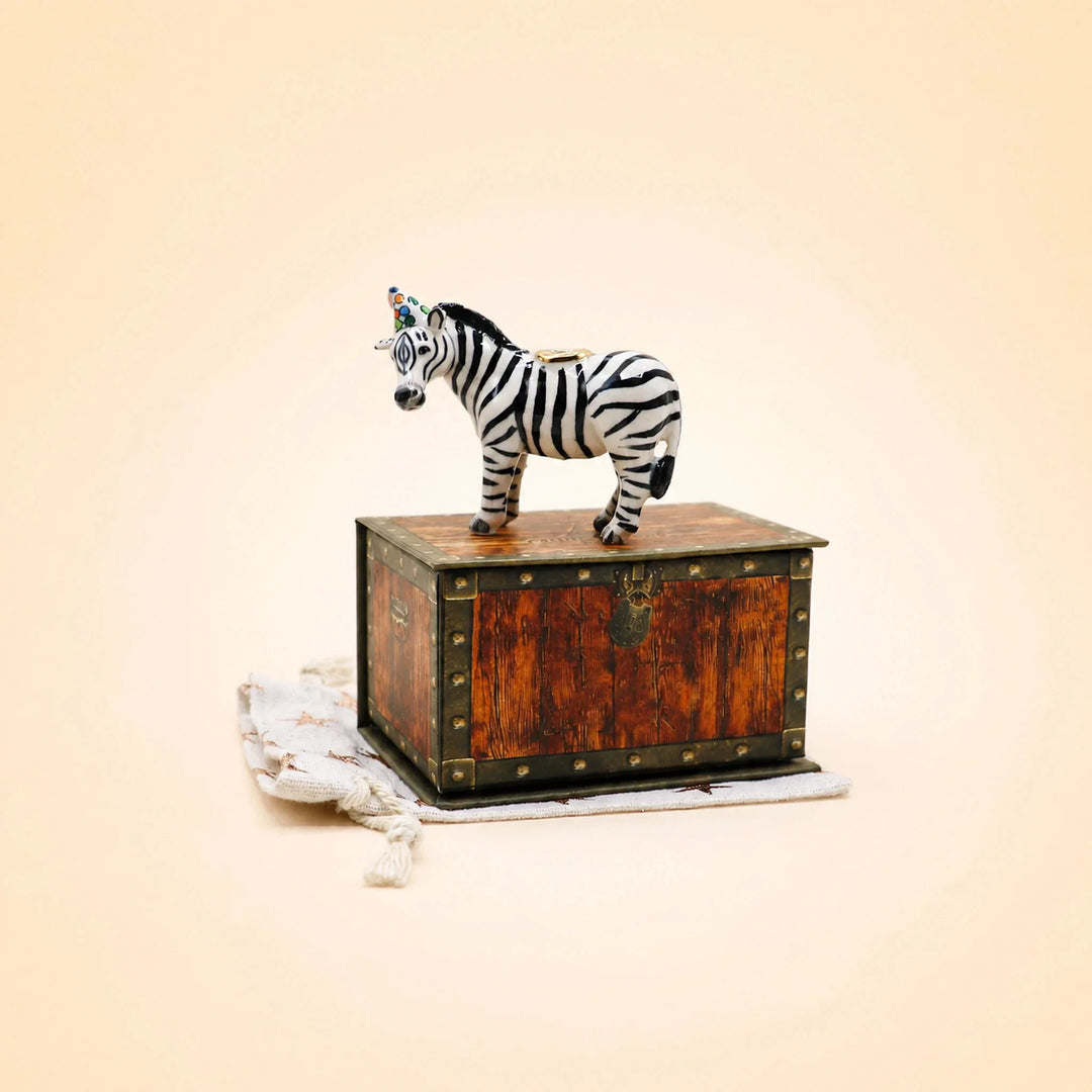 Camp Hollow Zebra Cake Topper