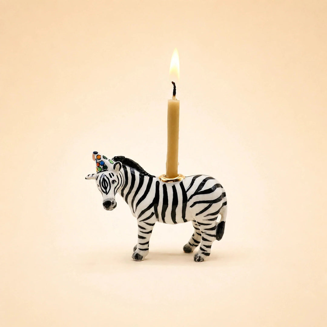 Camp Hollow Zebra Cake Topper