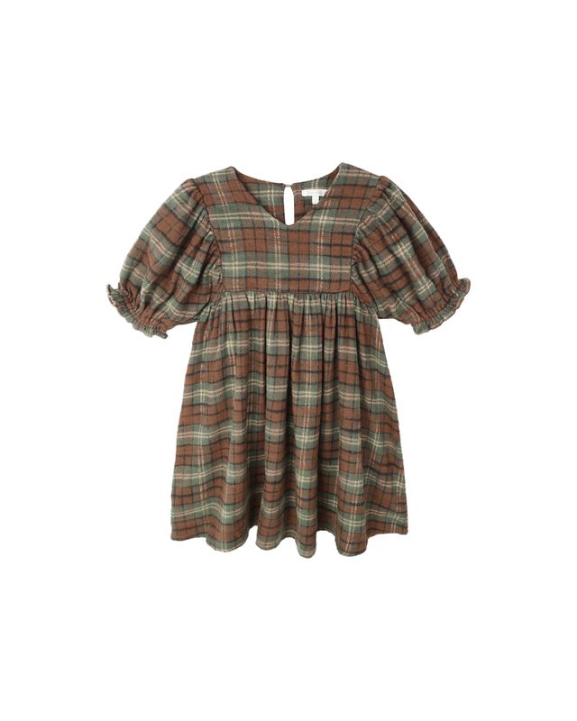 Rylee + Cru Jolene Dress - Holiday Plaid