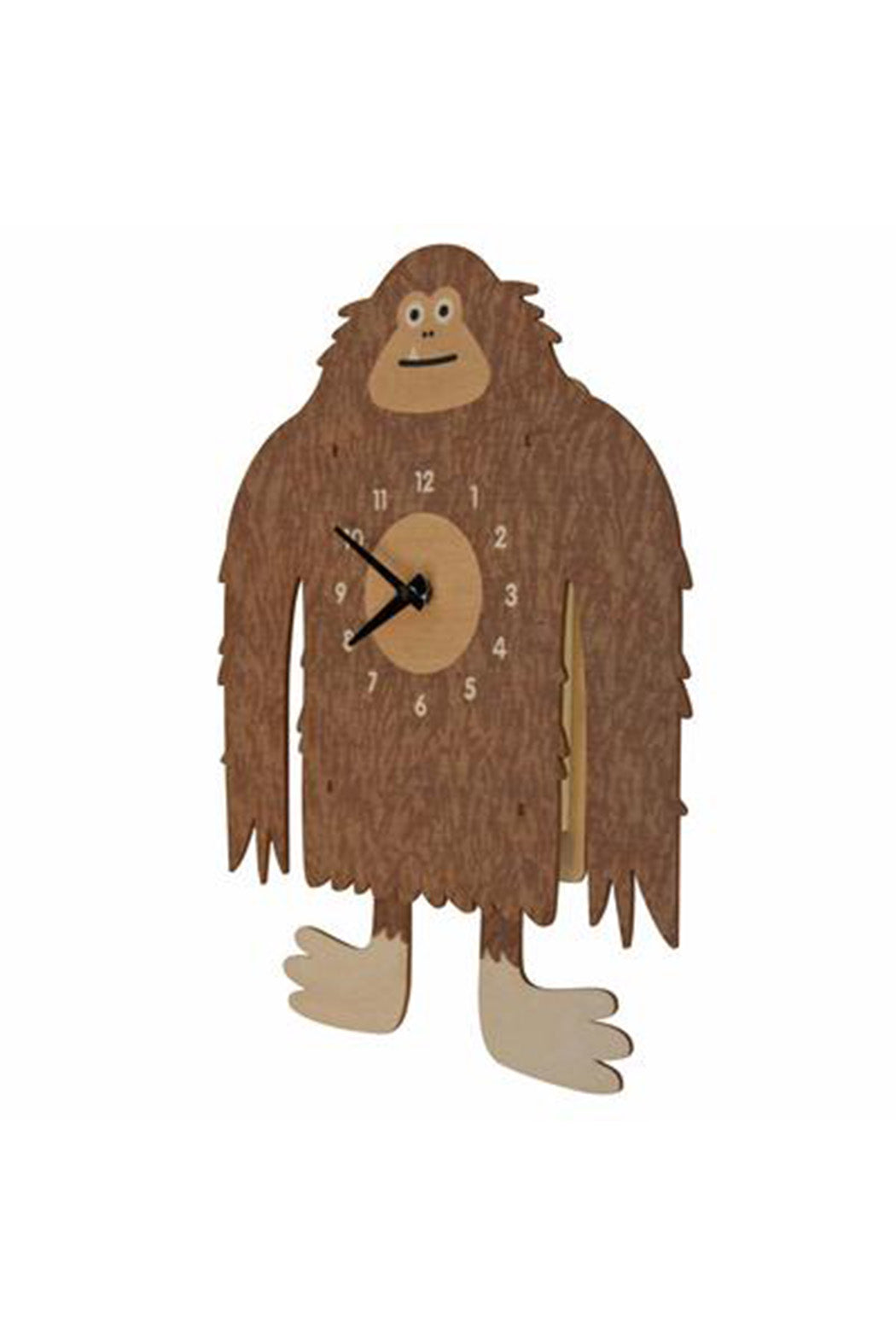 Popclox Bigfoot Pendulum Clock - Wood