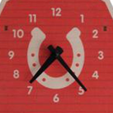 Popclox Horse Barn Pendulum Clock