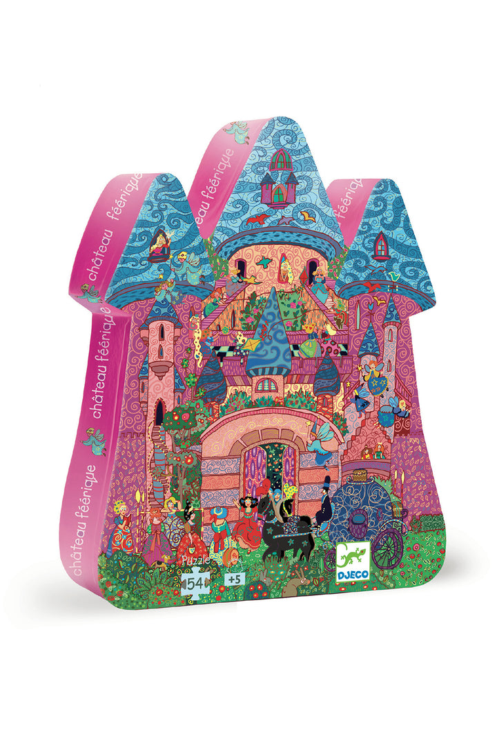 Djeco Silhouette 54 Piece Puzzle The Fairy Castle