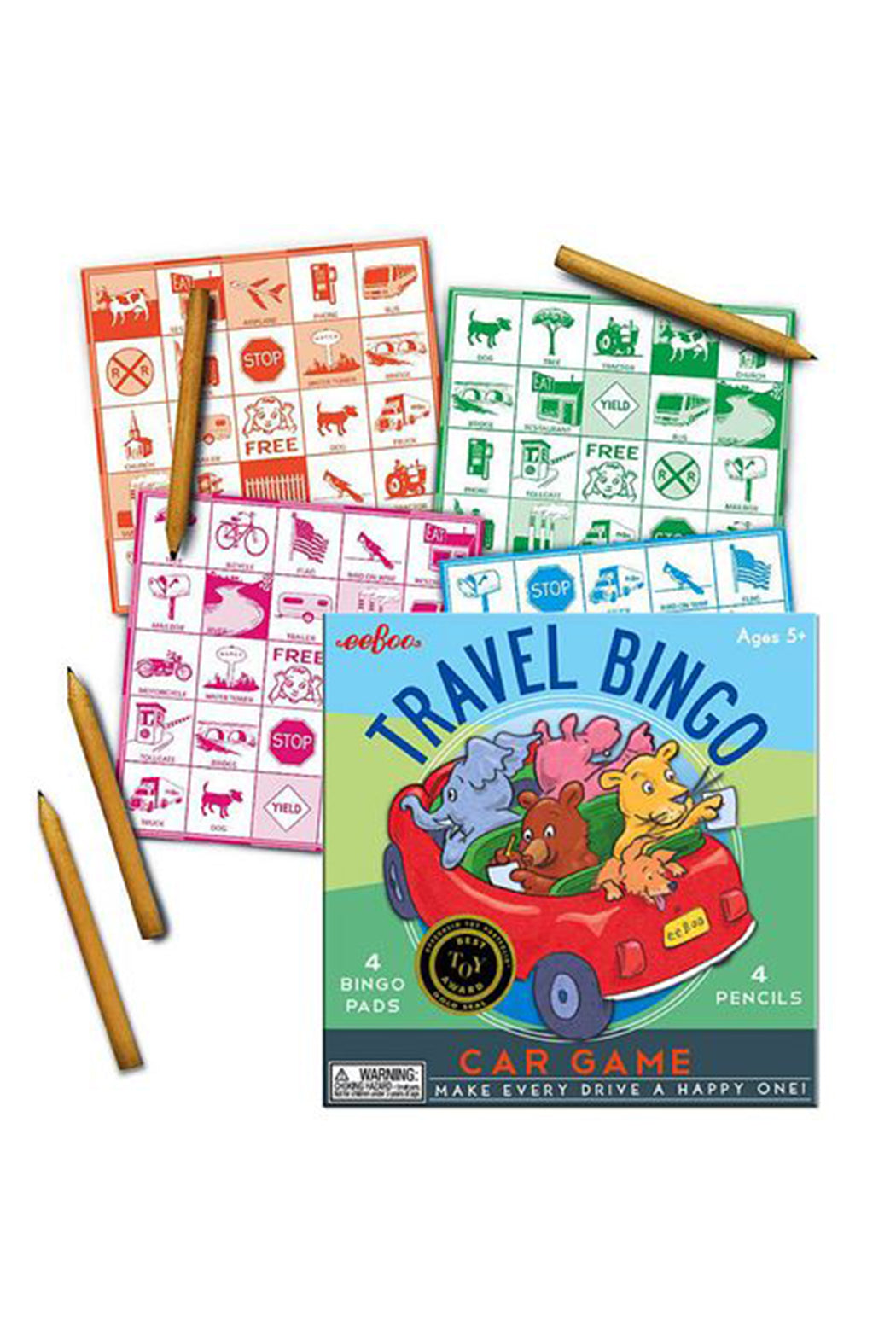 Eeboo Travel Bingo Car Game