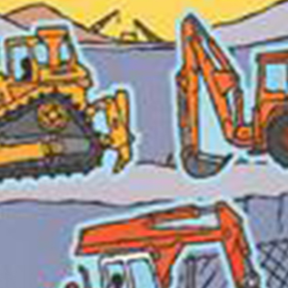 Usborne First Sticker Book Diggers