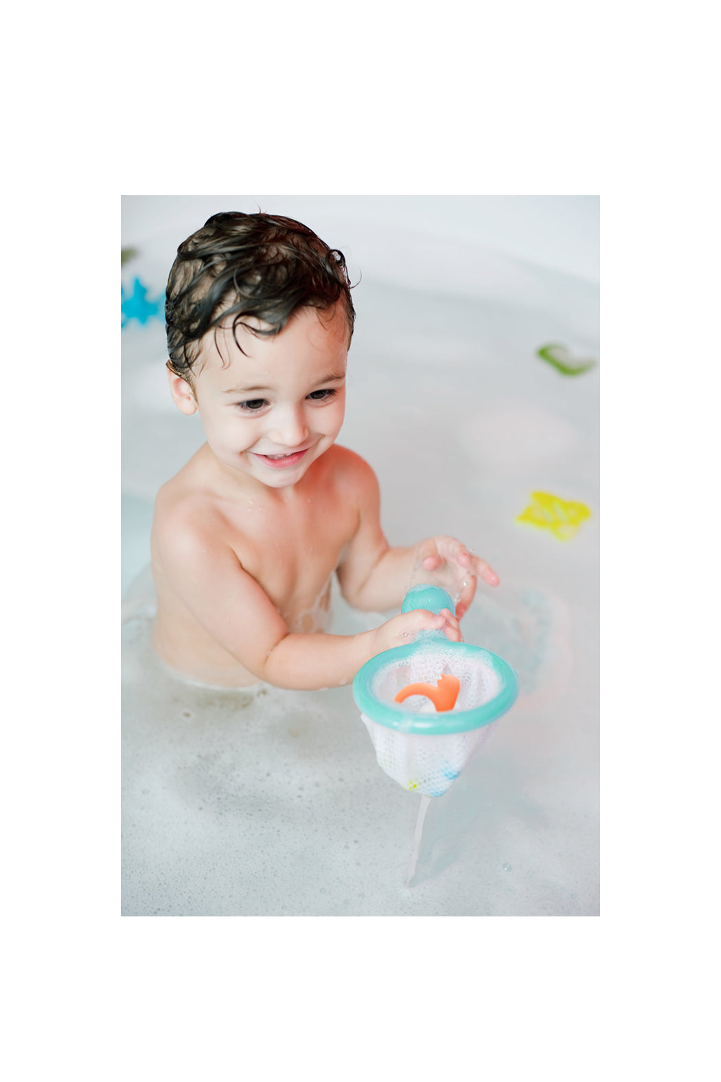 boon by Tomy Water Bugs Floating Bath Toys With Net