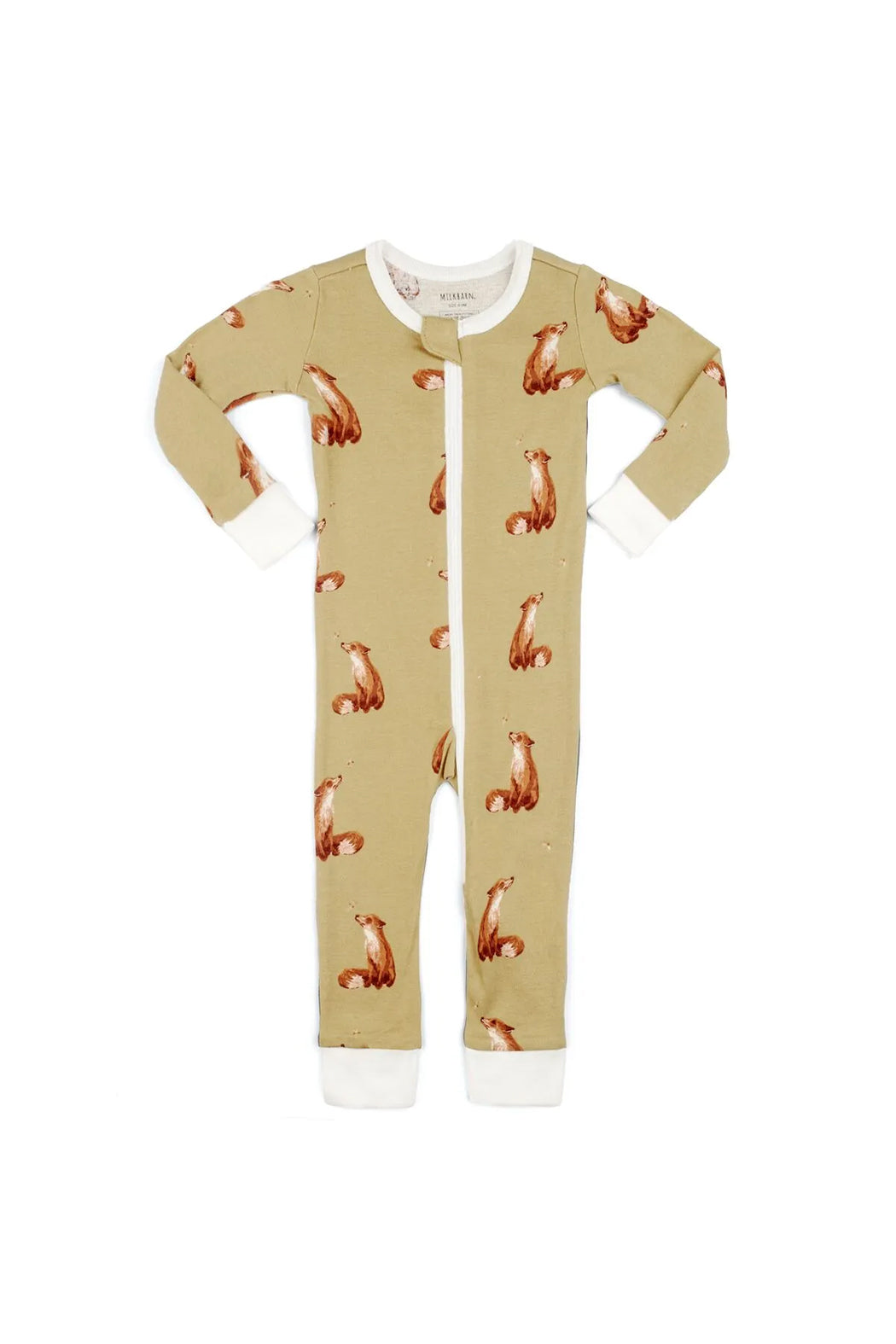 Milkbarn Gold Fox Organic Pajamas