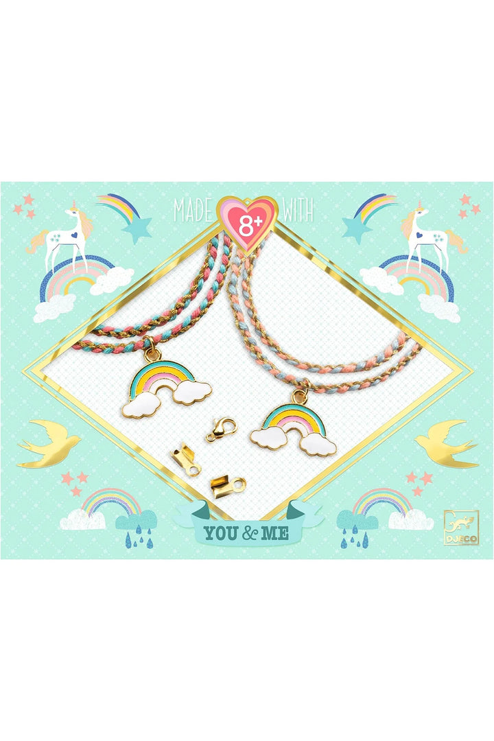 Djeco You & Me - Rainbow Kumihimo Jewelry Set