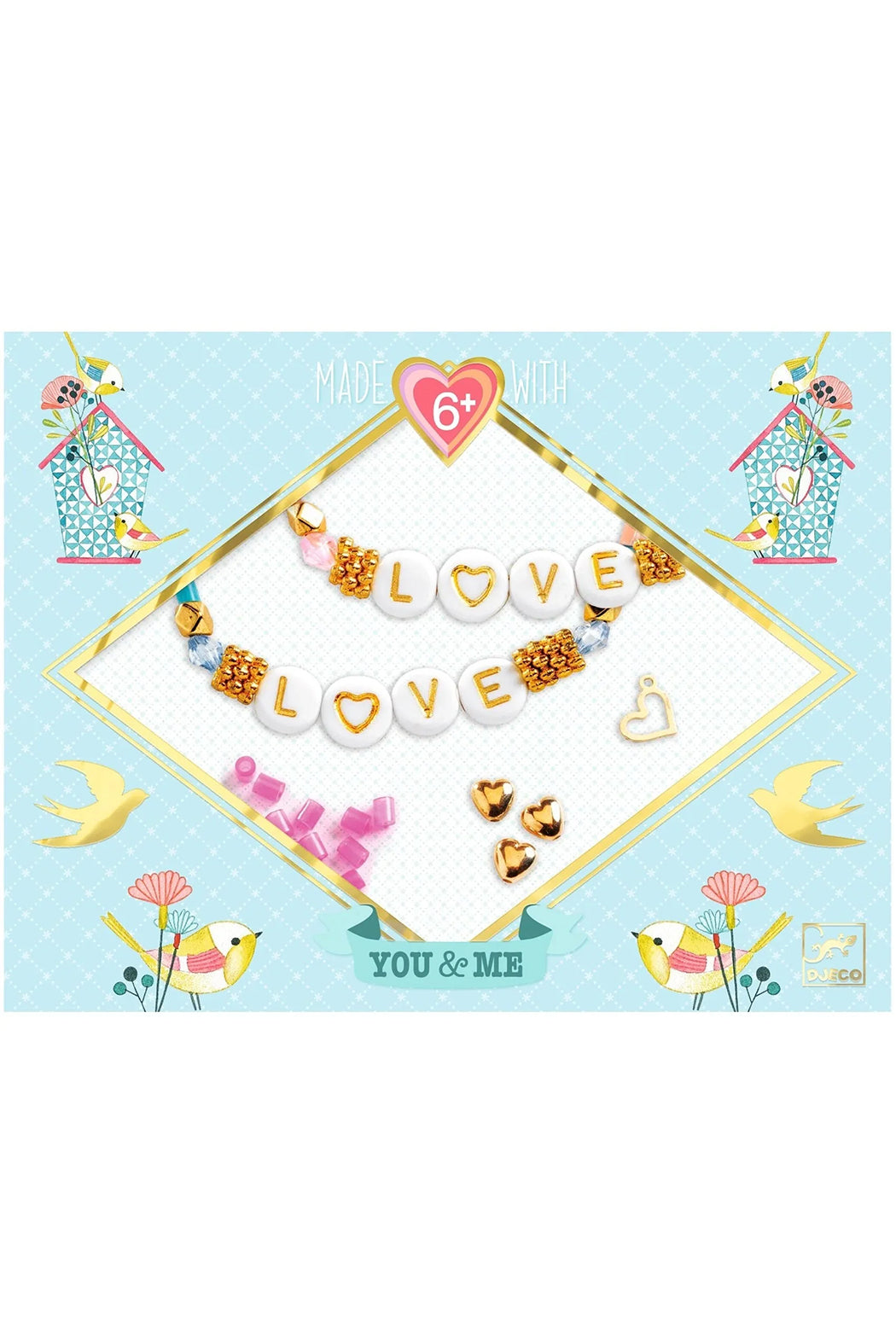 Djeco You & Me - Love Letters Jewelry Set