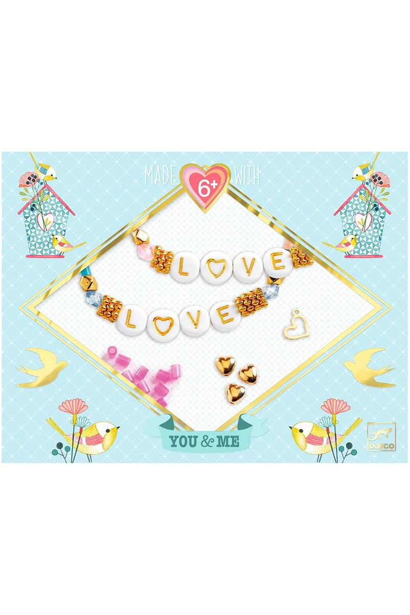 Djeco You & Me - Love Letters Jewelry Set