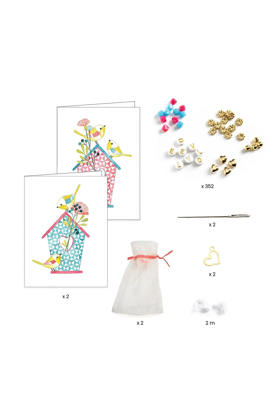 Djeco You & Me - Love Letters Jewelry Set