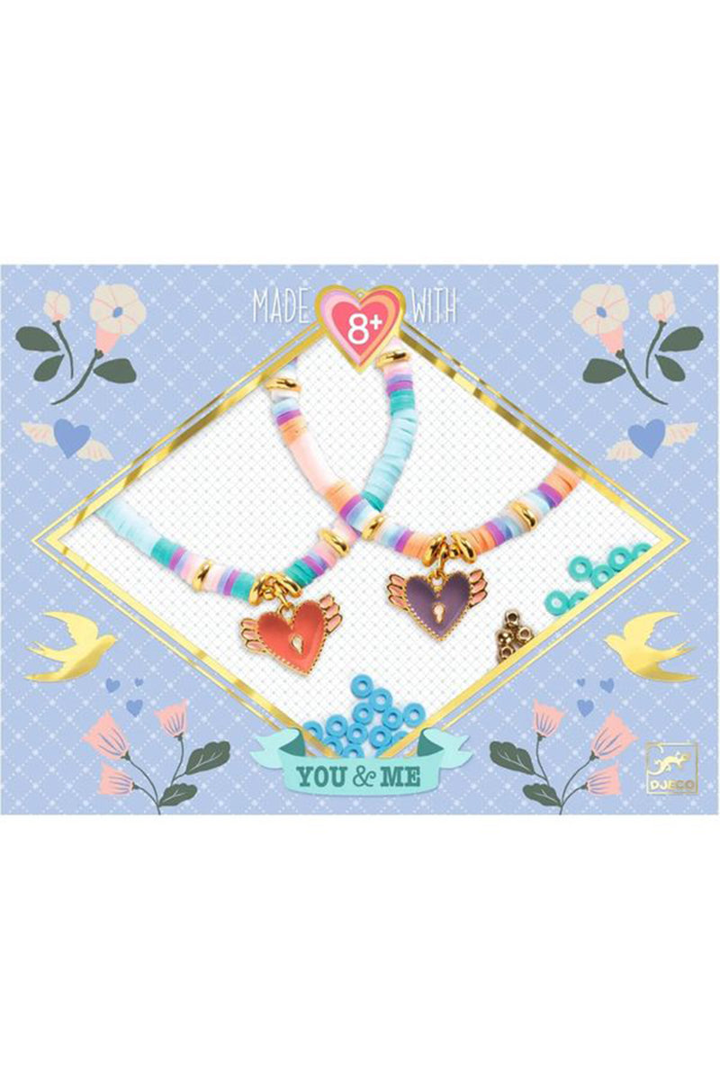 Djeco You & Me - Heart Heishi Jewelry Kit