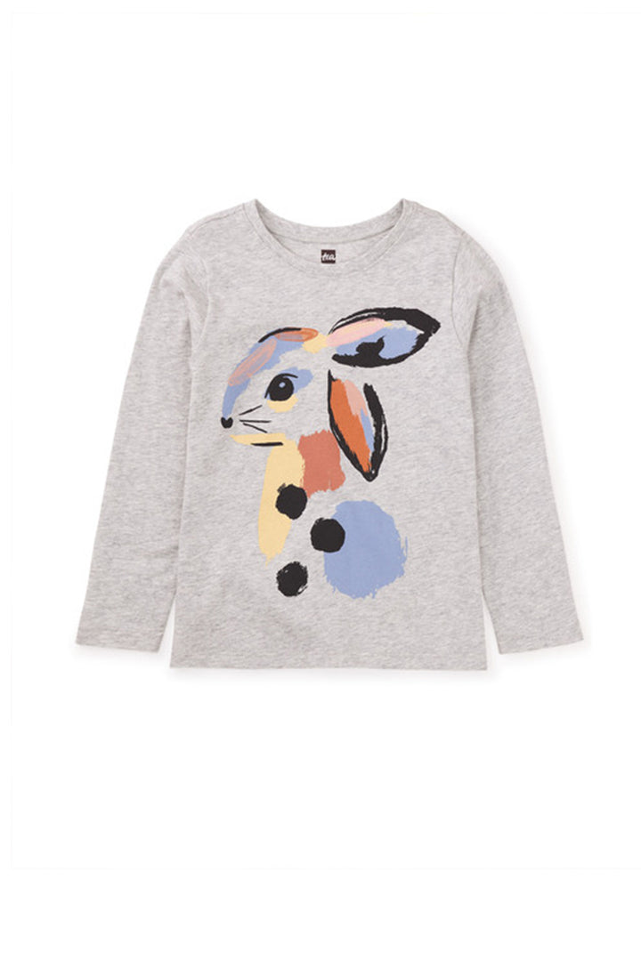 Tea Collection Painted Rabbit Graphic Tee