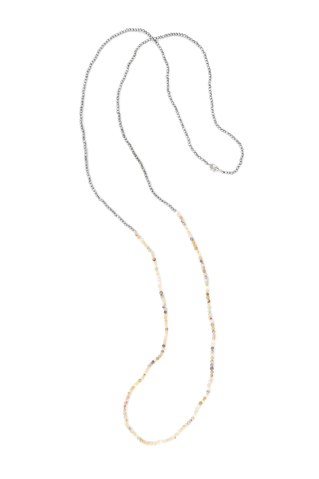 OMG Blings Rhodonite + Hematite Necklace