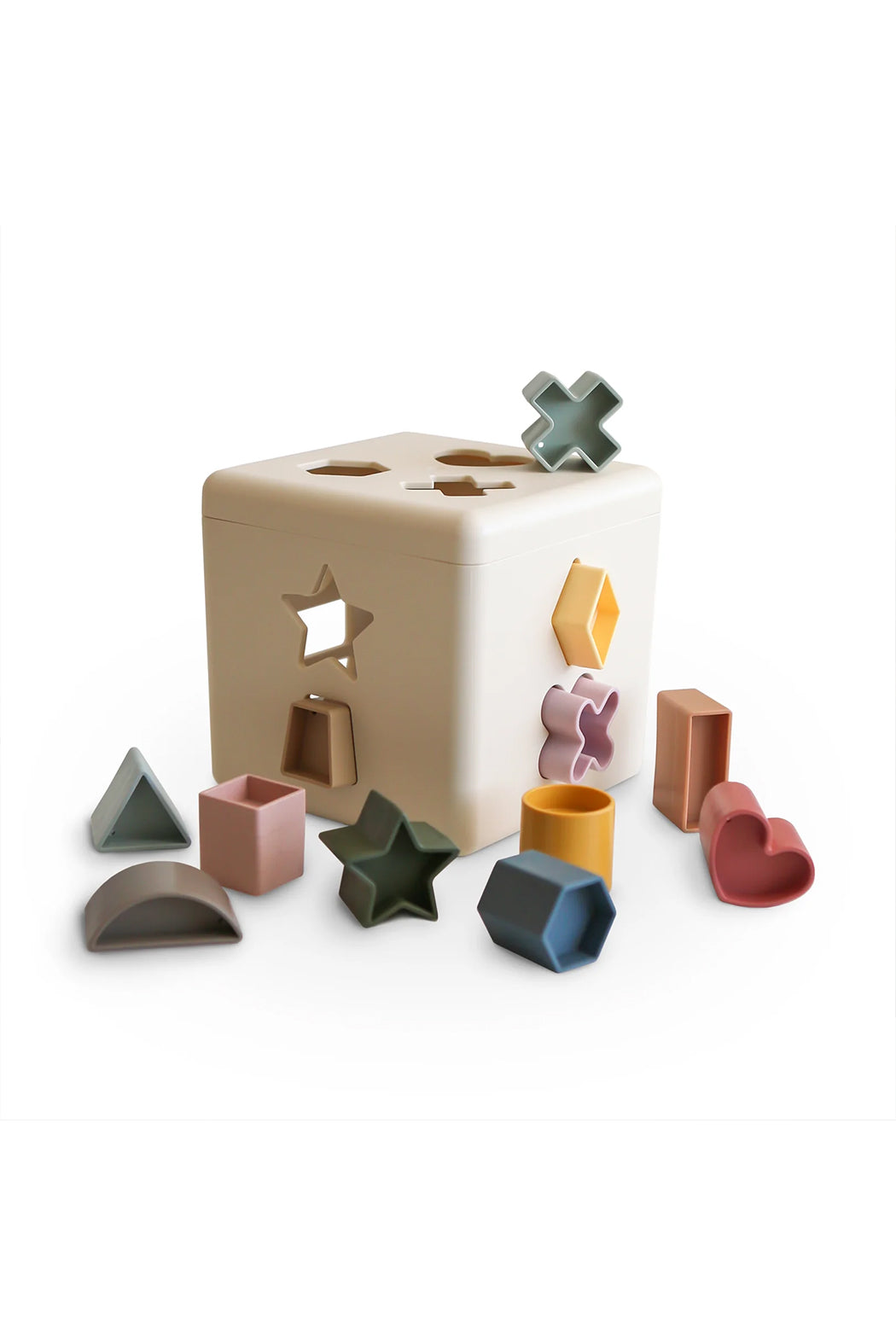 Mushie Shape Sorting Box