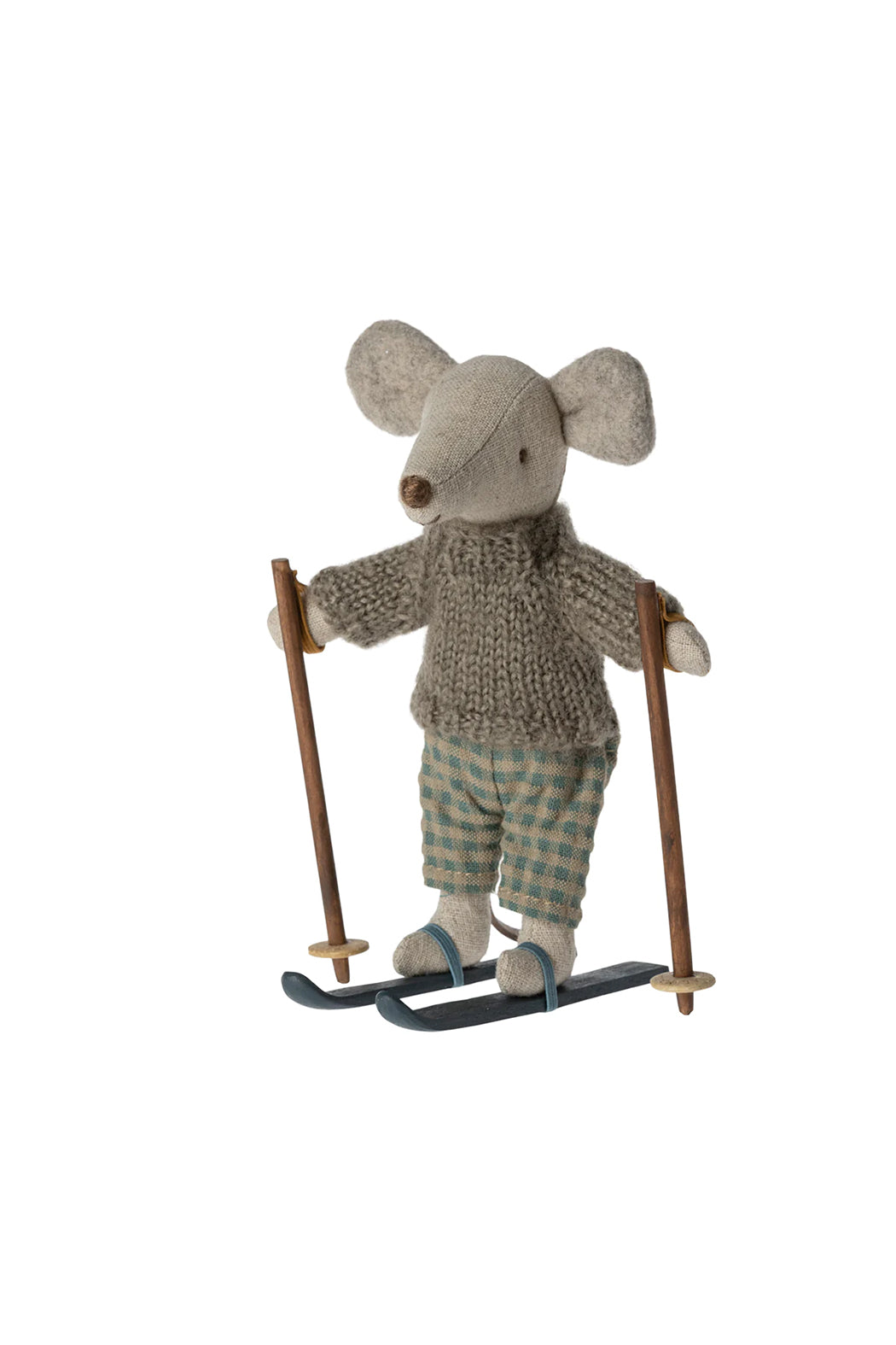 Maileg Winter Mouse With Ski Set - Big Brother