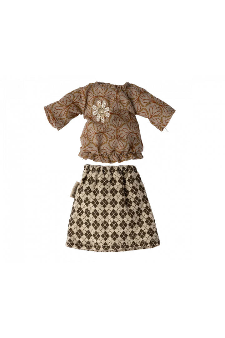 Maileg Blouse & Skirt For Grandma Mouse