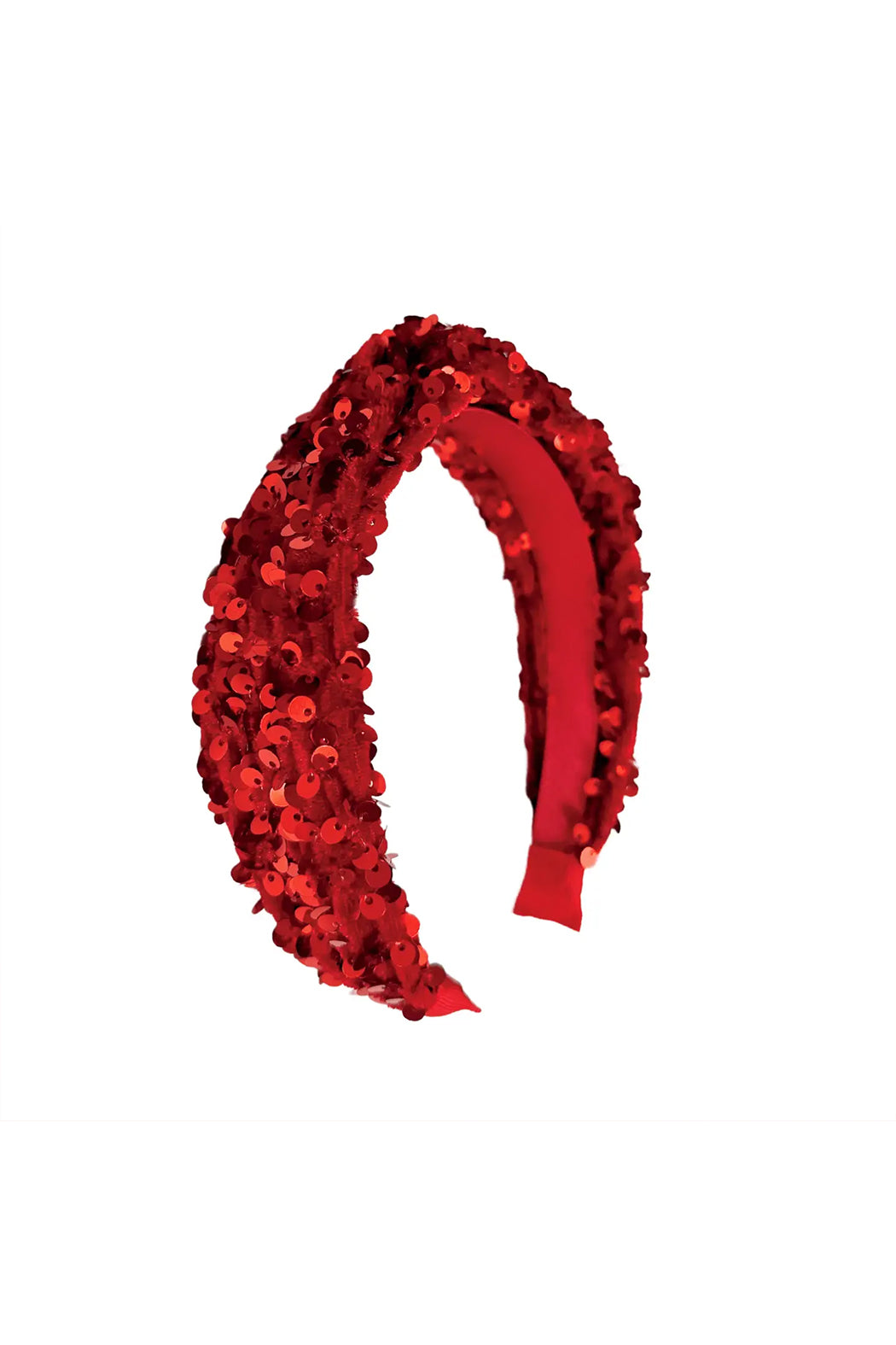 Rockahula Sequin Velvet Headband - Red