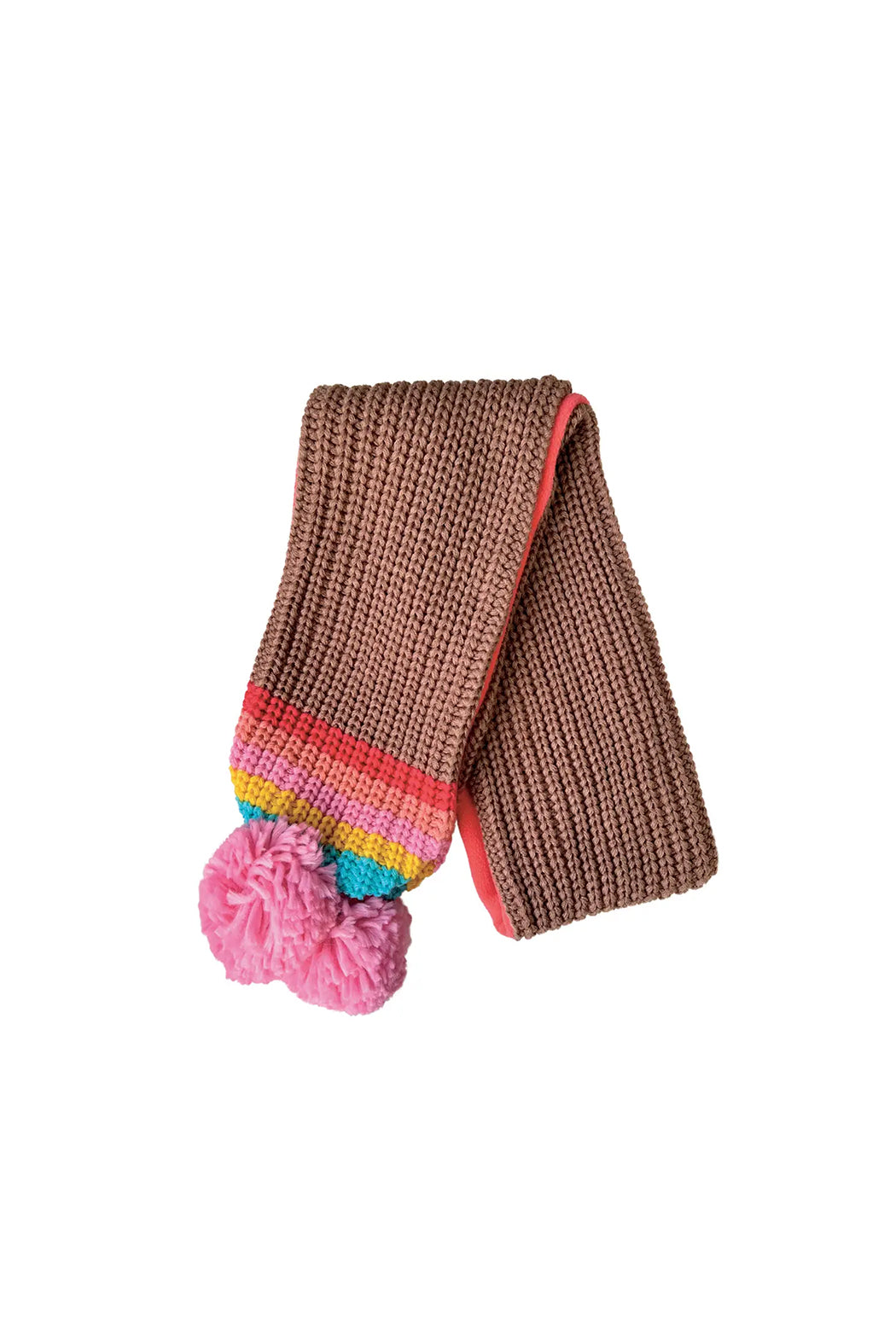 Rockahula Rainbow Stripe Knitted Scarf