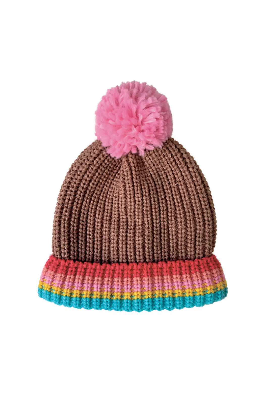 Rockahula Rainbow Stripe Knitted Hat 7-10 Years