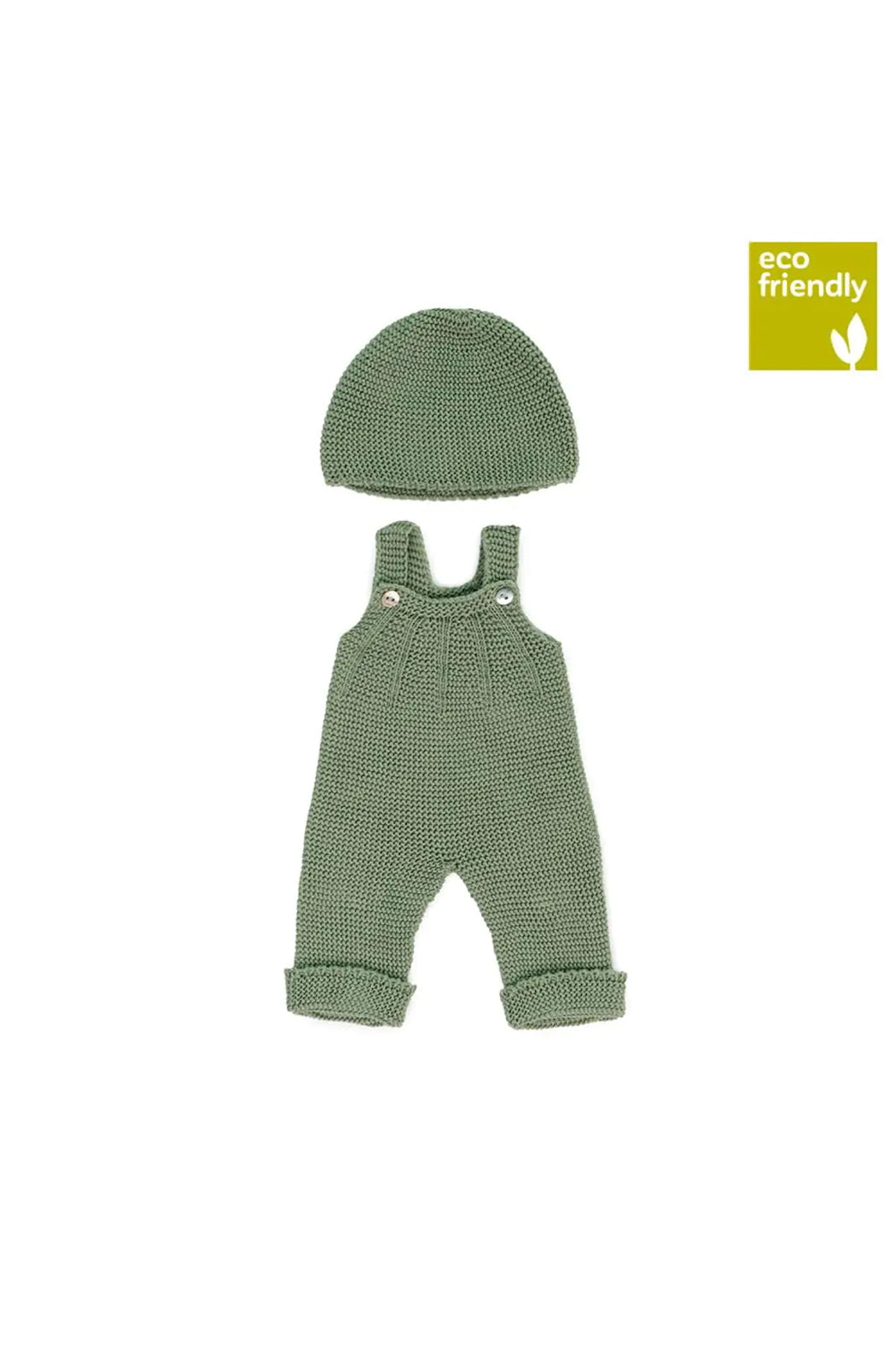 Miniland 15" Doll Knitted Clothes - Beanie + Hat