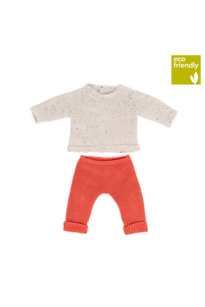 Miniland Knitted Doll Outfit 15 - Sweater & Trousers