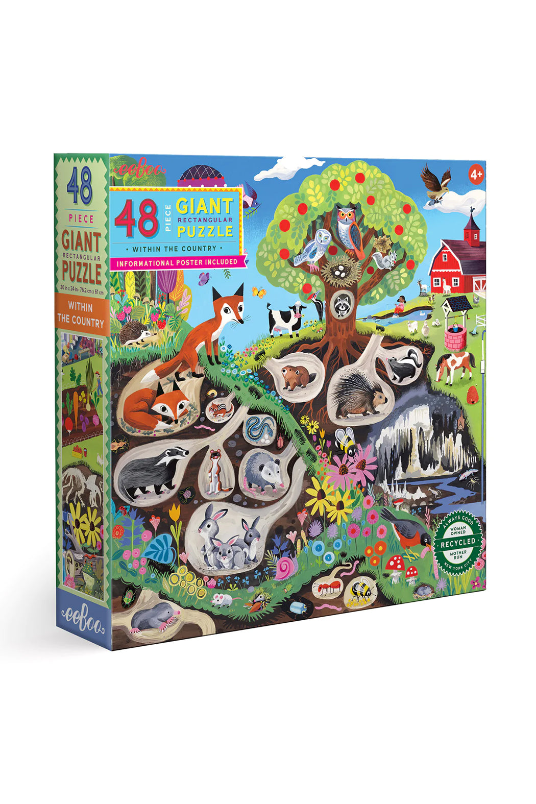 Eeboo Within the Country 48 Piece Giant Puzzle