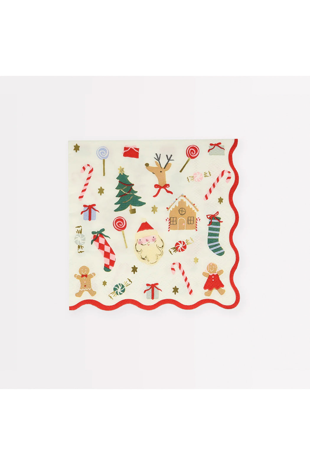 Meri Meri Jolly Christmas Small Napkins - Set Of 16