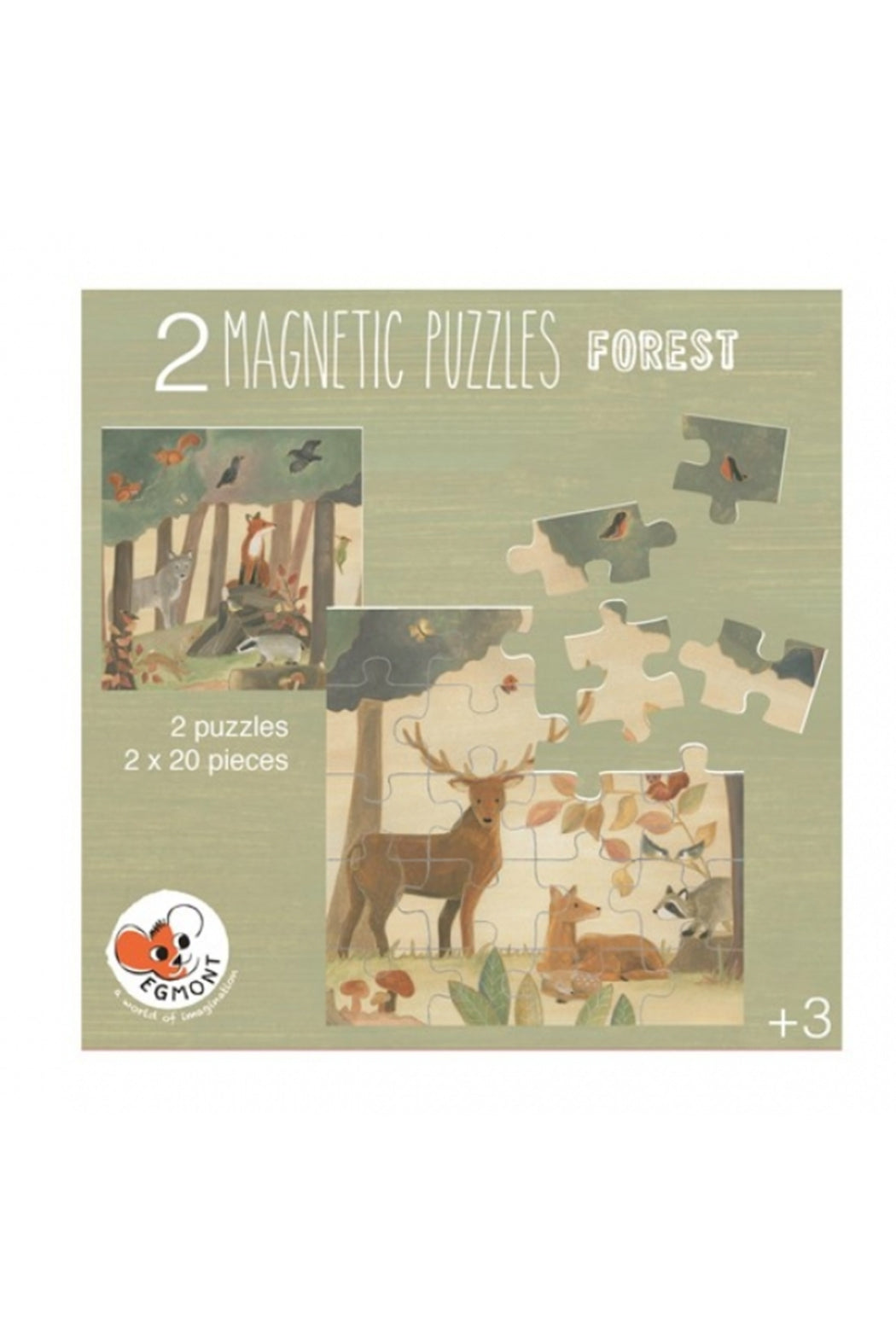 Egmont Toys Magnetic Puzzles - Forest
