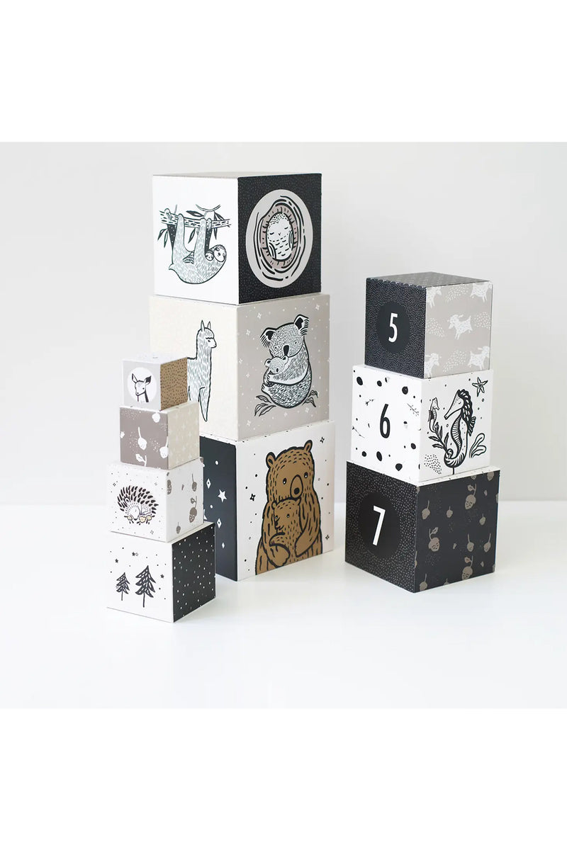 Wee Gallery Nesting Blocks - Baby Animals