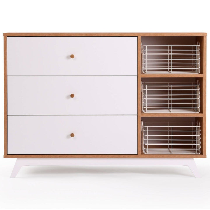 Dadada Central Park 3-Drawer + Two Shelves Dresser